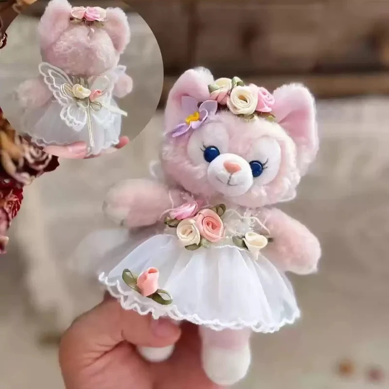 Disney Linabell Duffy Bear Stella Lou Shirley May lindo juguete de peluche colgante mochila decoración el mejor regalo de cumpleaños para niña