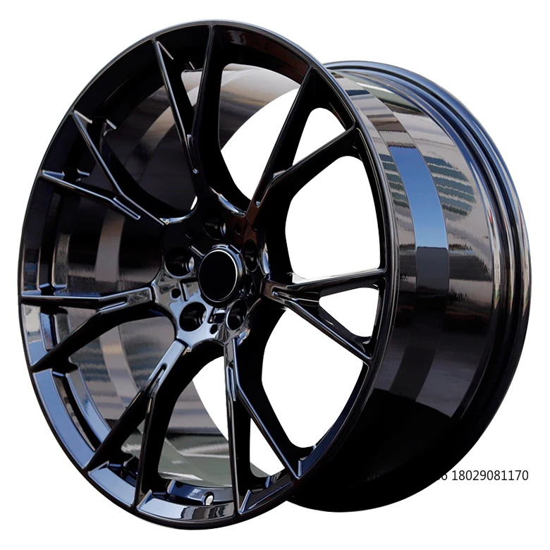 Alta qualidade t6061 material de liga de alumínio 5x120 5x112 jantes de carro forjadas pretas para bmw x6 x5 x4 x3 e71 740i x drive m sport