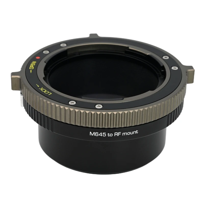 Mamiya645 Lens to CANON EOS RF Camera Locking Adapter .Schneider Mamiya  Lens to RF R5C R5 R6 R10 RED VISION for XPIMAGE Adapter