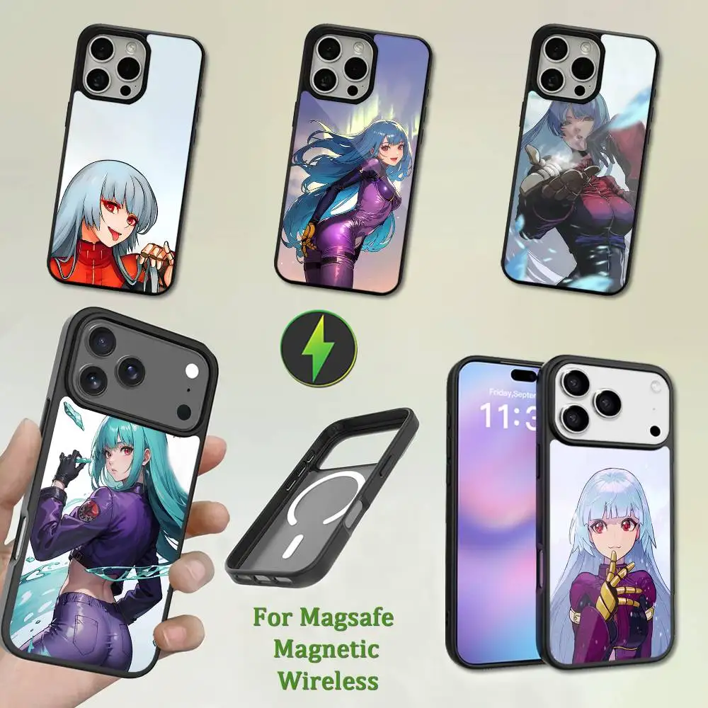 

Cute K-Kula D-Diamond Phone Case For iPhone 13,12,11,16,15,17,14,Pro,Max,Plus,Mini, With Magsafe,Magnetic Wireless Charging