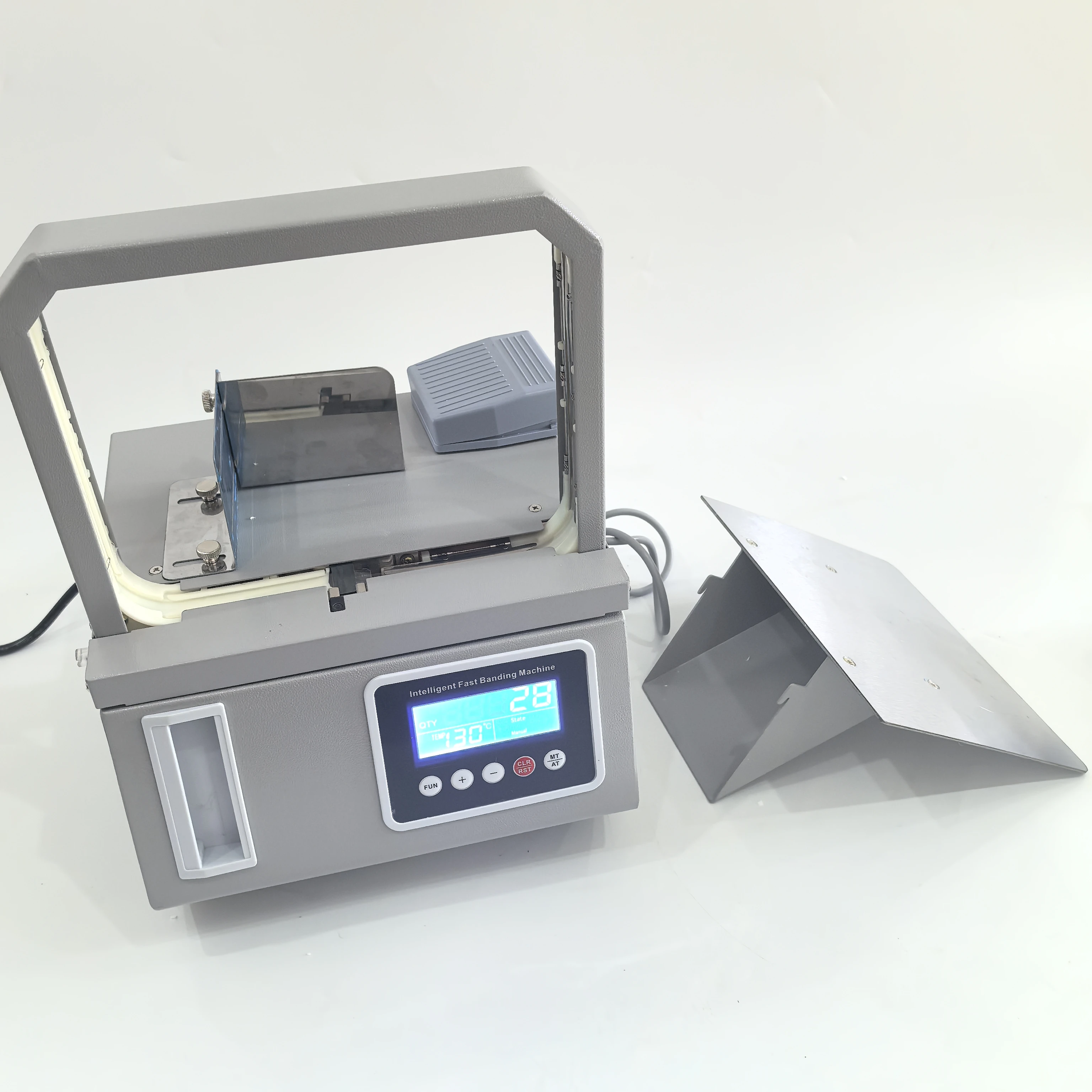 

Automatic OPP Tape Bundling & Strapping Machine | Banknote, Vegetable, Document & Card Baler | Currency Tying Machine 110V/220V