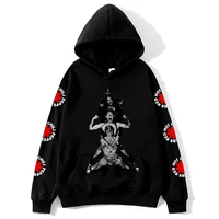 Sudadera con capucha de tótem para niños pequeños de Chili Peppers rojos, sudadera para mujer, jersey Unisex informal para hombre, ropa de calle con gráfico Retro Y2K