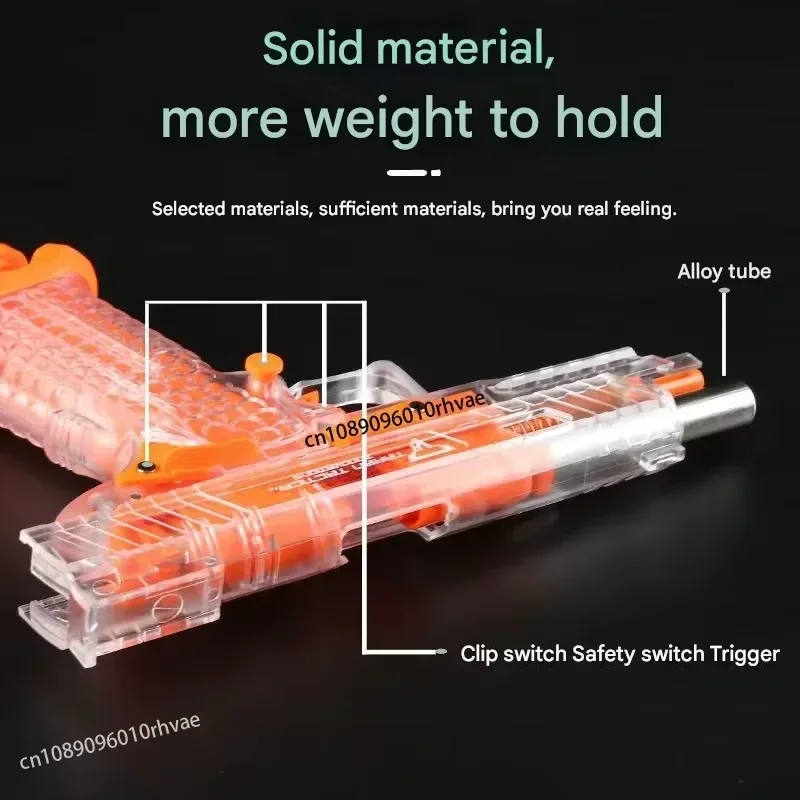 M1911 Speelgoedpistool Lege kamer Hangend machinegeweer Speelgoedpistool Snelle demontage Handleiding Jongen BB Bullet Kinderen Lagere tijdschrift