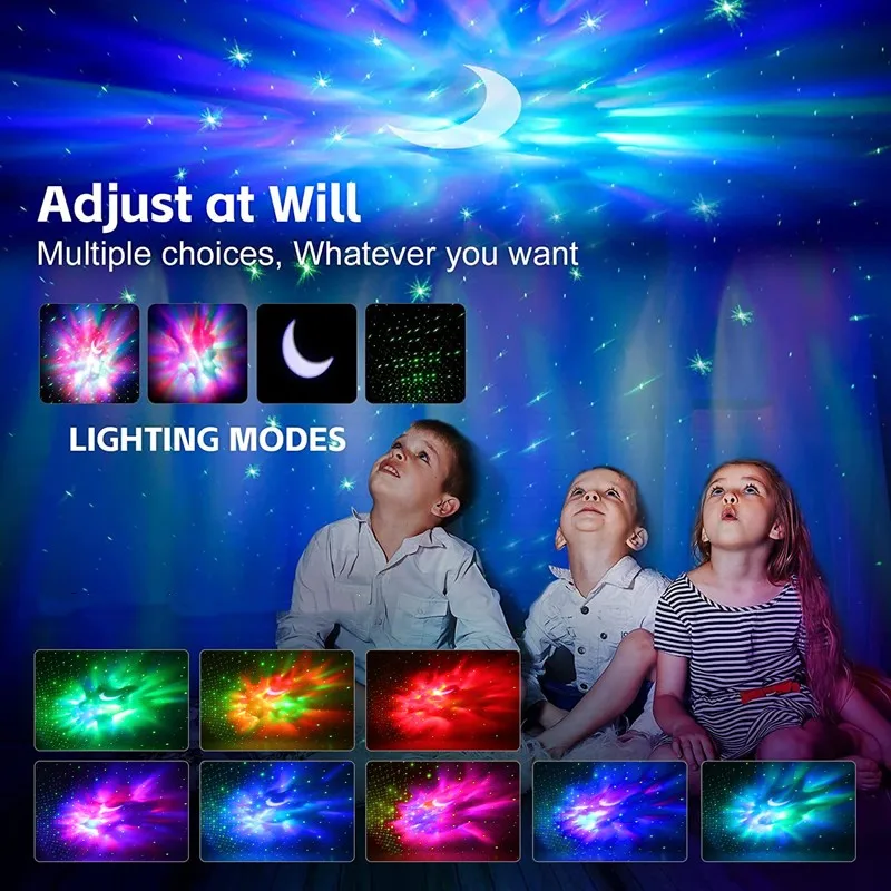 Projecteur Galaxy Star Night Light, AstronsomLamp, Starry Sky, Home Room Decor, Bedroom Decorative Shoautomated Gift, New