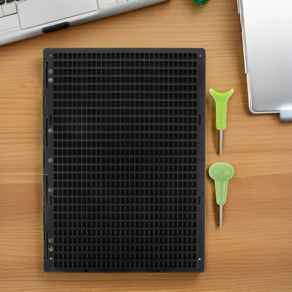 1Set Braille Writing Board Sturdy 27 Rows 30 Cells Portable Braille Fingerboard Learning Accessories Stylus Writing Supplies