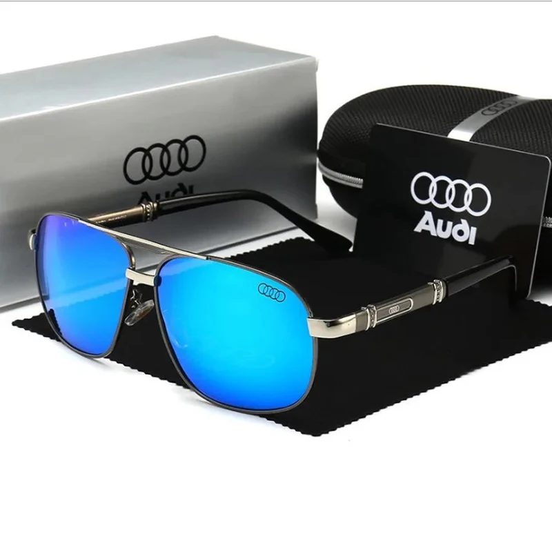 For Audi A4 A6 A8 Q5 Q7 High end luxury men driving polarized sunglasses, brand luxury anti glare, men and women Driver goggles