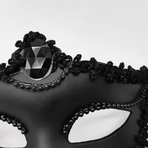 Mặt nạ nửa với lông công của người trưởng thành, bóng Venice, tưởng tượng lễ hội, công chúa sang trọng cho phụ nữ, biểu diễn bữa tiệc 10 Tùy chỉnh bán hàng chính của Venice Carnival - №7