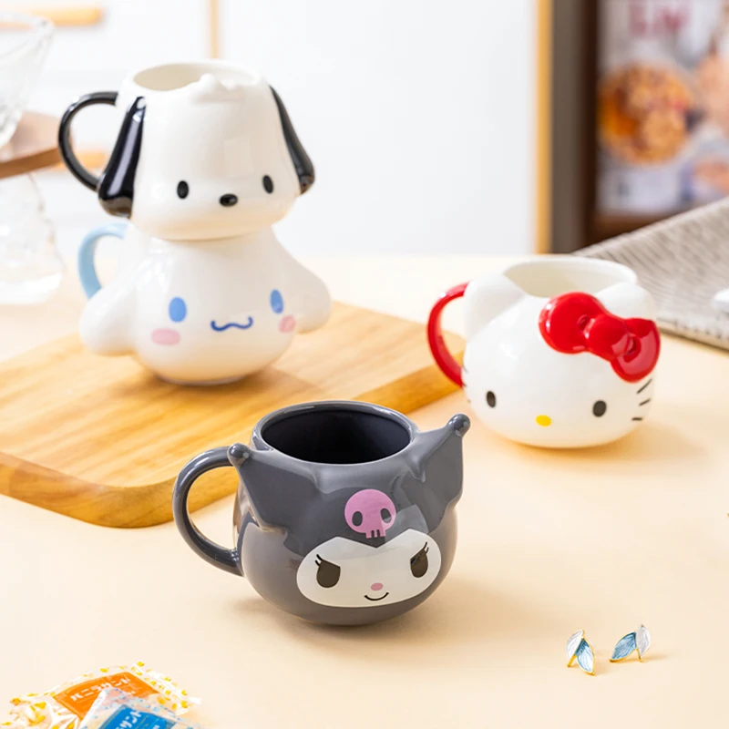 من أجل سانريو ماي ميلودي أكواب كارتونية لطيفة ومبتكرة كوب سيراميك للمنزل والحليب والقهوة كوب ماء للأطفال والبنات والكبار هدية العيد #3