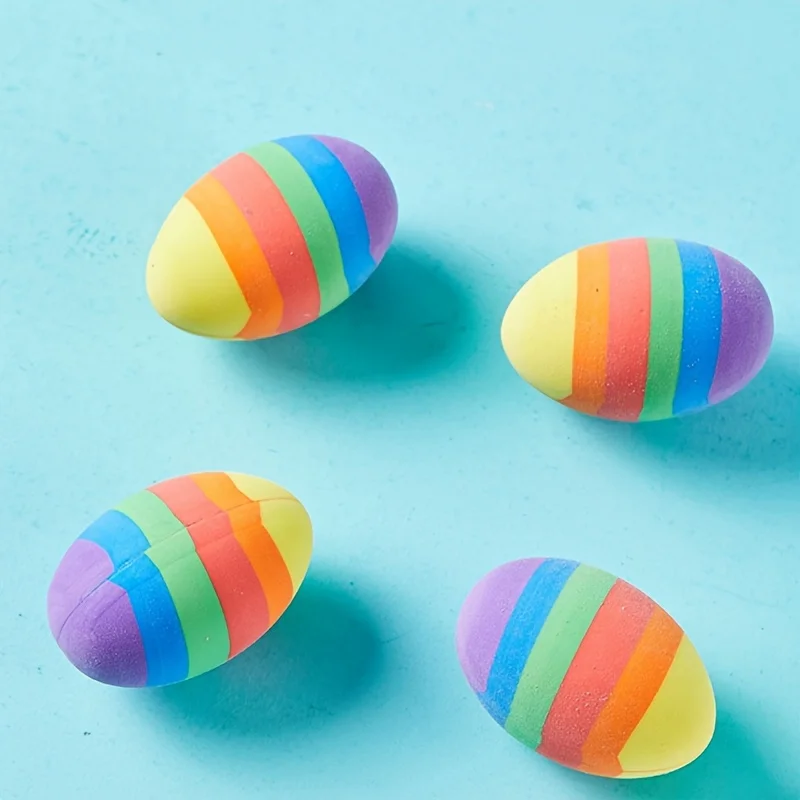 Colorful  Rubber Erasers - Fun, Vibrant, and Effective Writing Tools for Students and Office - Back to School Essentials