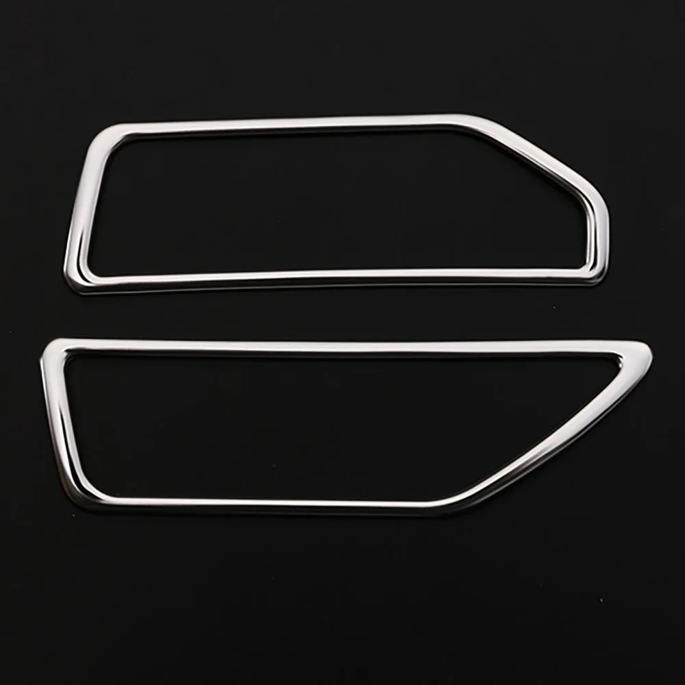 2pcs Air Outlet Cover Chrome Interior Trim Protection Right Hand Drive Car Styling Auto Accessories For Toyota Rav4 XA50 2019