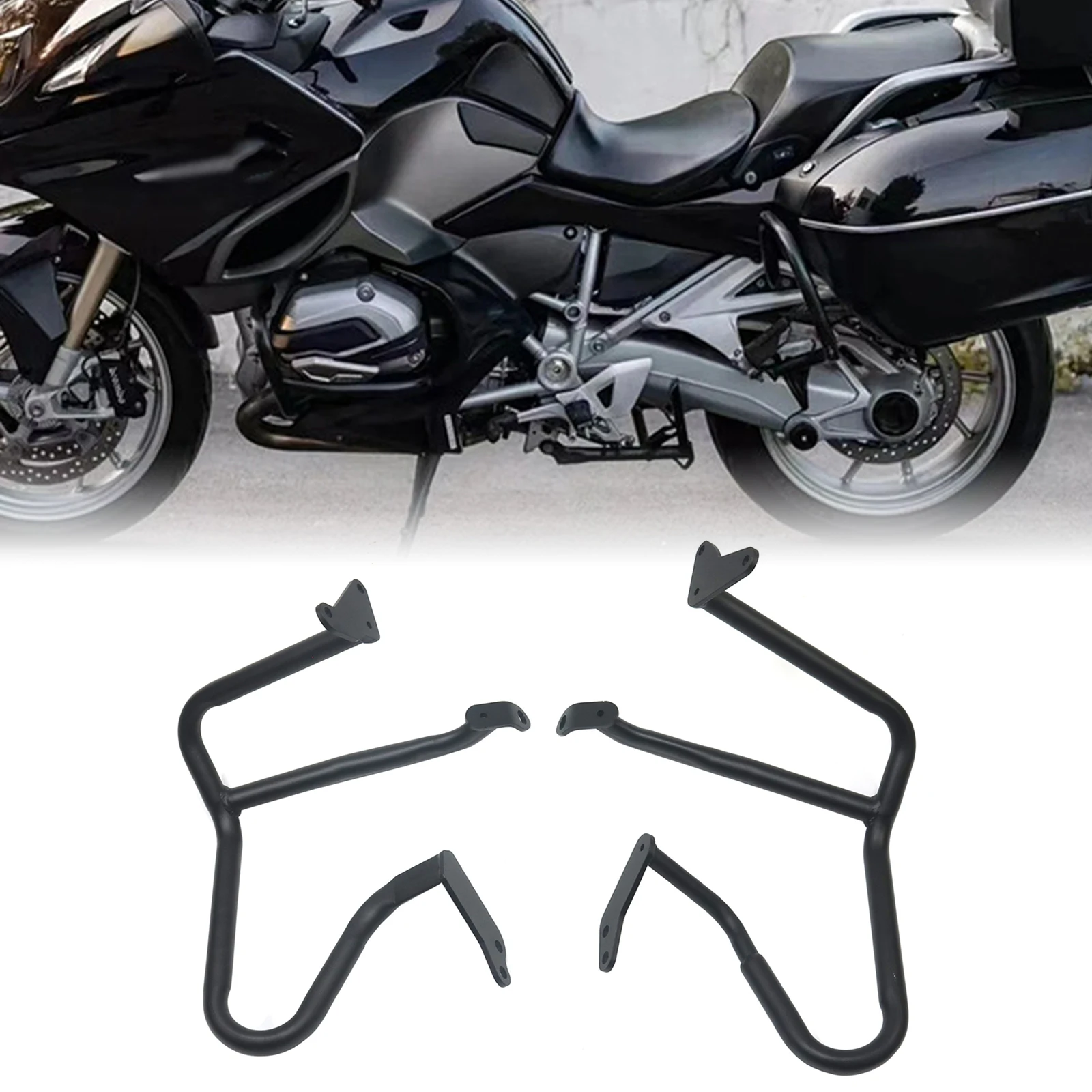Front Engine Guard Highway Crash Bars Protector For BMW R1250RT 2018-2024 Motorbike Accessories