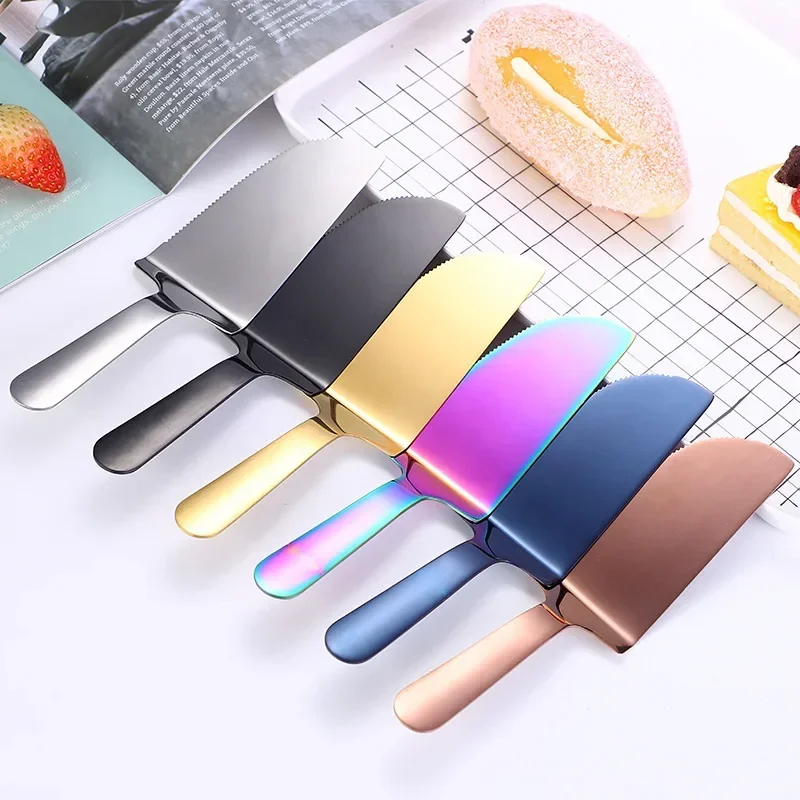 2024 Stainless Steel Cake Shovel Knife Pie Pizza Cheese Server Cake Divider Knives Bread Shovel Baking Tools Baking Accessories