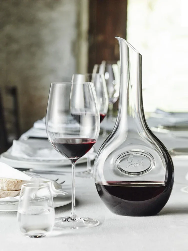 Bênção Coração Forma Decanter, Material De Vidro De Cristal Artificial