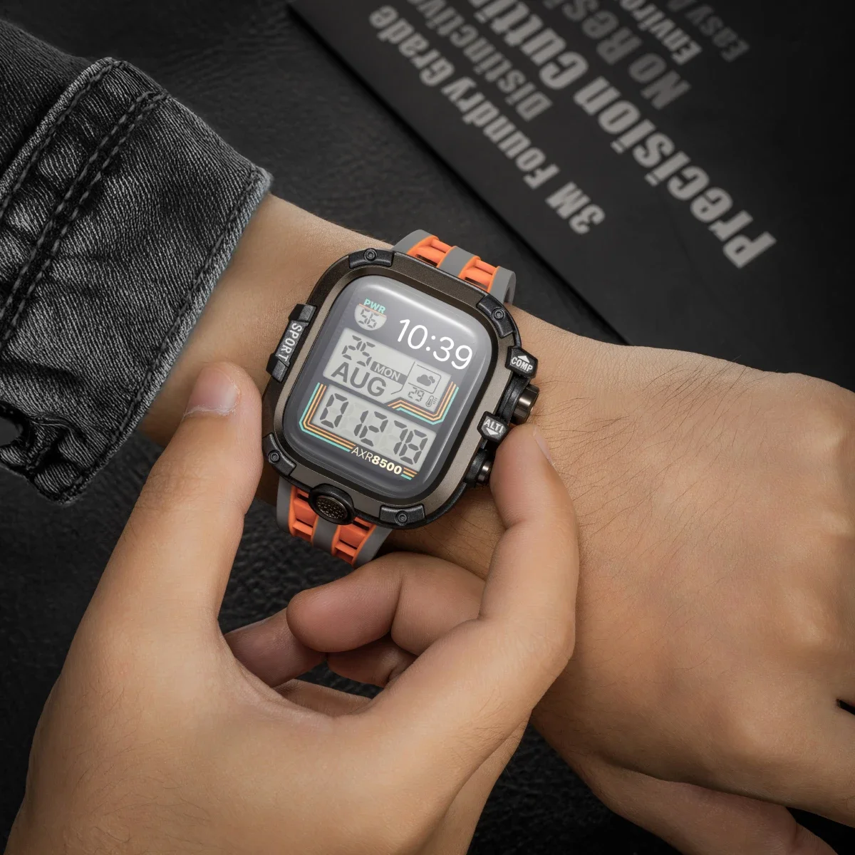 Metalowy pasek + etui do Apple Watch Ultra 3/2 49mm Series 11 10 46mm 42mm 9 8 7 45mm, osłona ochronna ze stopu PC do Iwatch 6 SE3 5 44mm — zdjęcie produktu 5