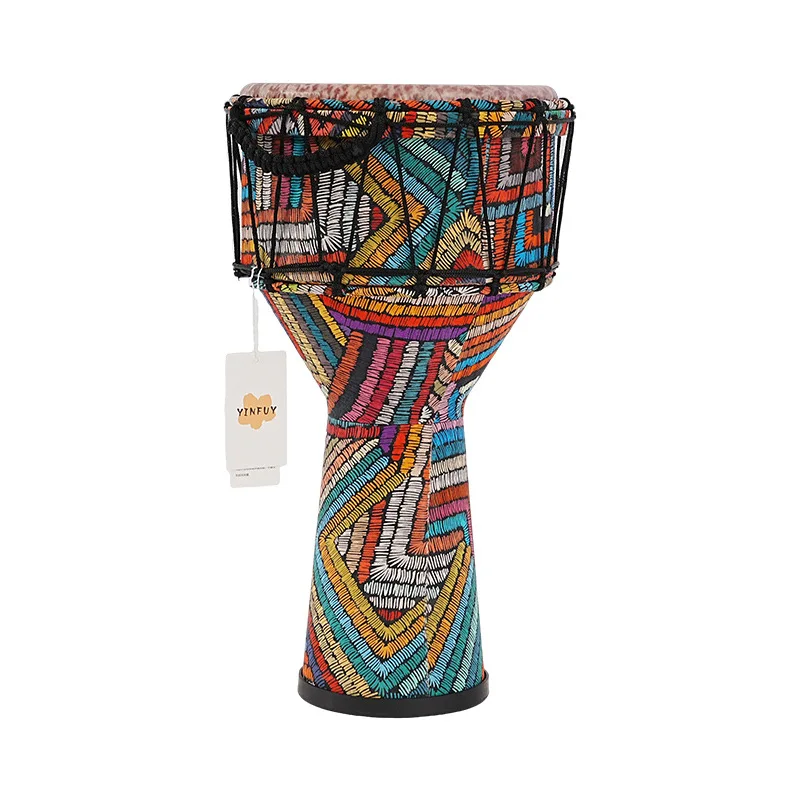 Baterías africanas de 10 pulgadas para adultos principiantes, tambores africanos profesionales, práctica de niños, Djembe de PVC, instrumentos de percusión tradicionales