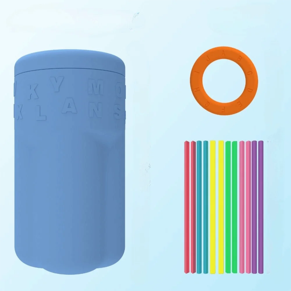 Scatola di smistamento delle forme dal design colorato Gioco di equilibrio del materiale in silicone Abilità motorie fini Giocattoli Stimolazione sensoriale Ordinamento delle forme