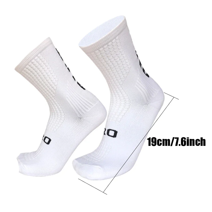 4 pares de calcetines de ciclismo para hombre y mujer, calcetines deportivos de secado rápido, elegantes para monopatín, prácticos para béisbol y senderismo
