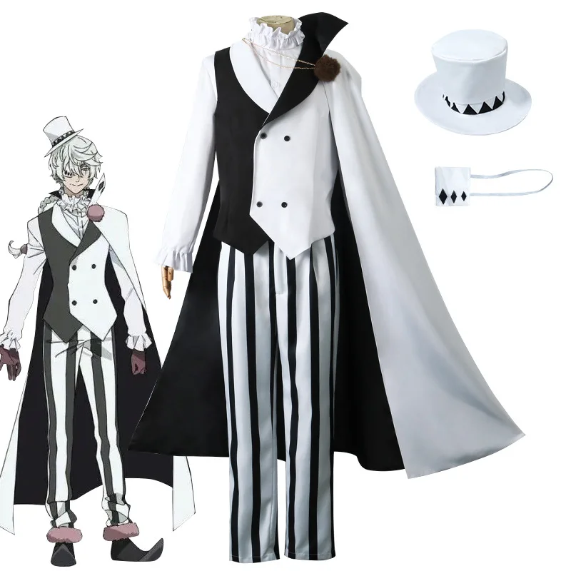 Wenhao Stray Dogs costume the forth season costume guogeli member of the five weakness of heaven and man cosplay anime costume