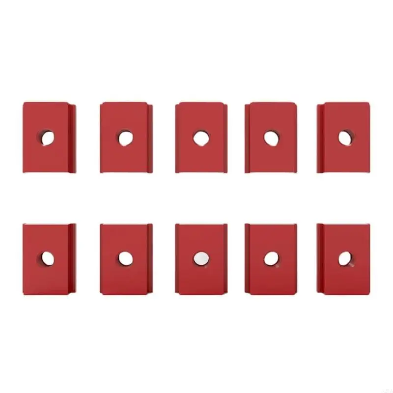 J2FA 10PCS T-Slider для T-Slot M6/8 Слчинг-шидер