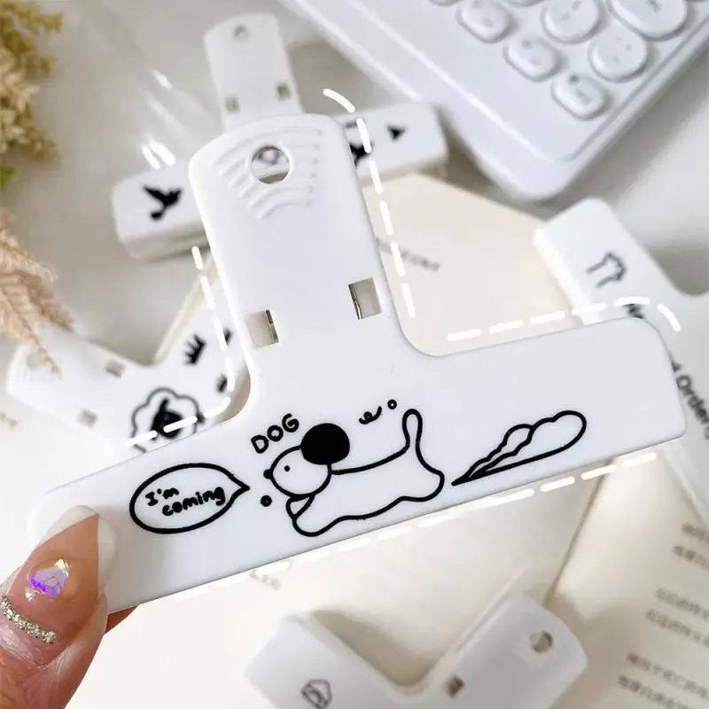 Sealing Clamp Not Easy To Fade Comfortable To Touch Clip Anti Slip No Fading Storage Folder Folder Bill Folder Secure Durable