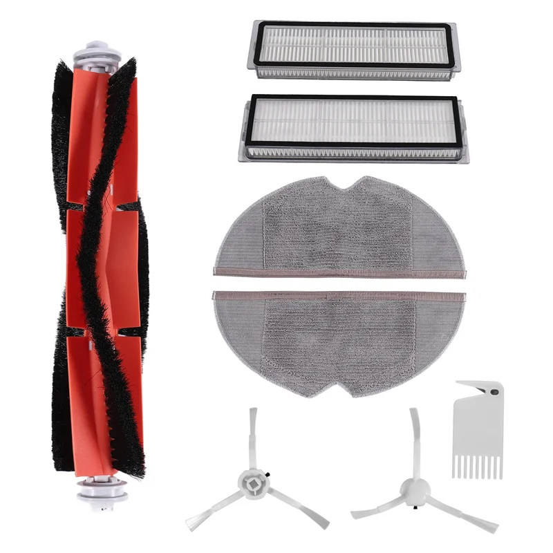 ABRG-запасные части для Xiaomi Mijia 1C, робот-пылесос для подметания и мытья полов, основные щетки, фильтры, боковая щетка