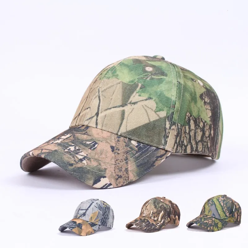 Camo Baseball Cap Men Outdoor Hunting Camouflage Jungle  Hat Unisex Tactical Hiking Dad Hat