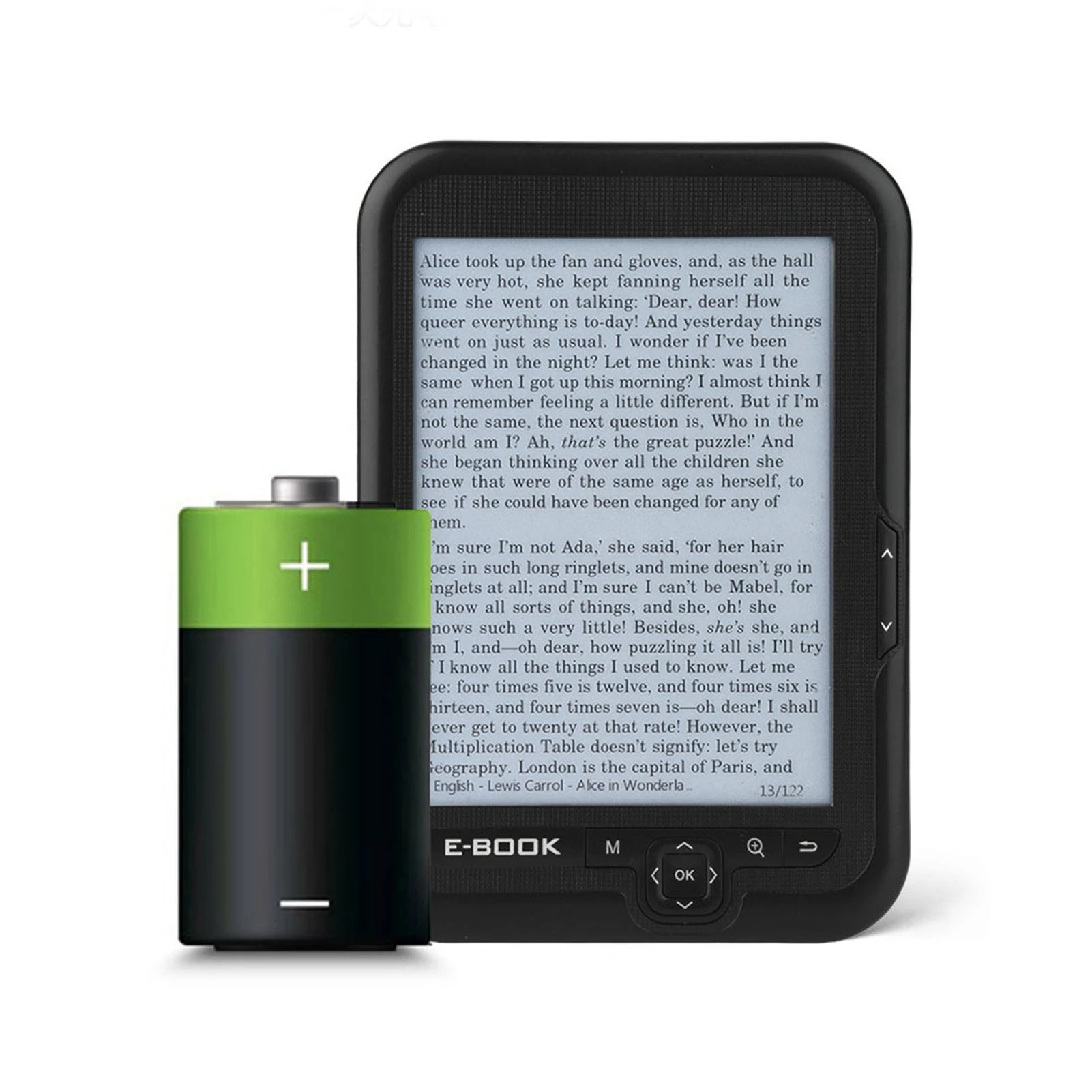 قارئ الكتب الإلكترونية الممتاز لحماية العين EInk 6 بوصة Ereader 600X800 دقة عرض 300 ديسيبل متوحد الخواص غطاء أزرق 8 جيجابايت خفيف الوزن