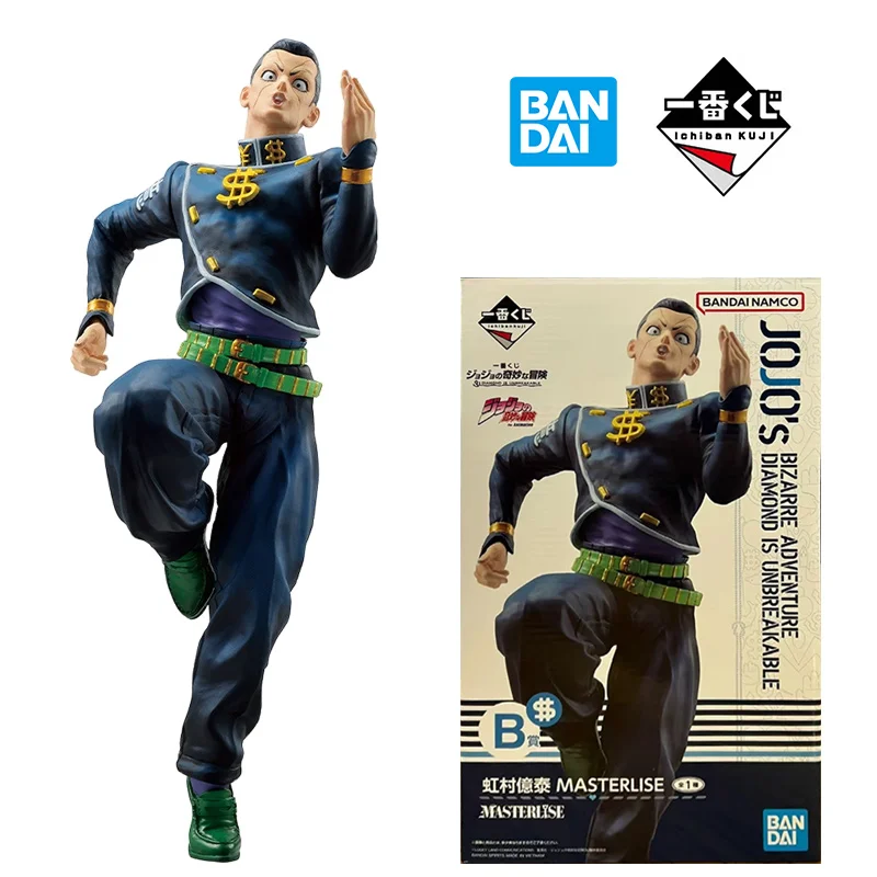 Bandai Ichibankuji Prize B Nijimura Okuyasu Masterlise 25Cm JoJo Diamond Is Unbreakable Anime Original Action Figure Model Toy