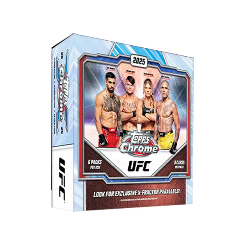 2025 Topps UFC Chrome Value & Mega Box Ultimate Fighter Collectible Card Star Card - view 3