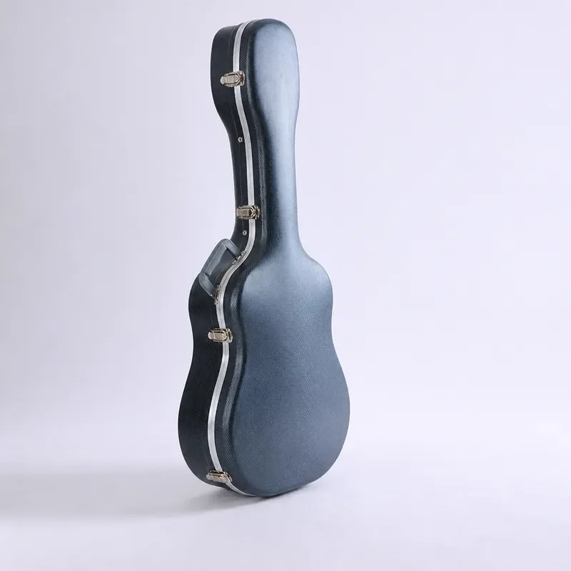 ABS Hard Shell Guitar Case for Folk Classical Acoustic Guitars Pressure Resistant Protective Box Airline Check in Approved