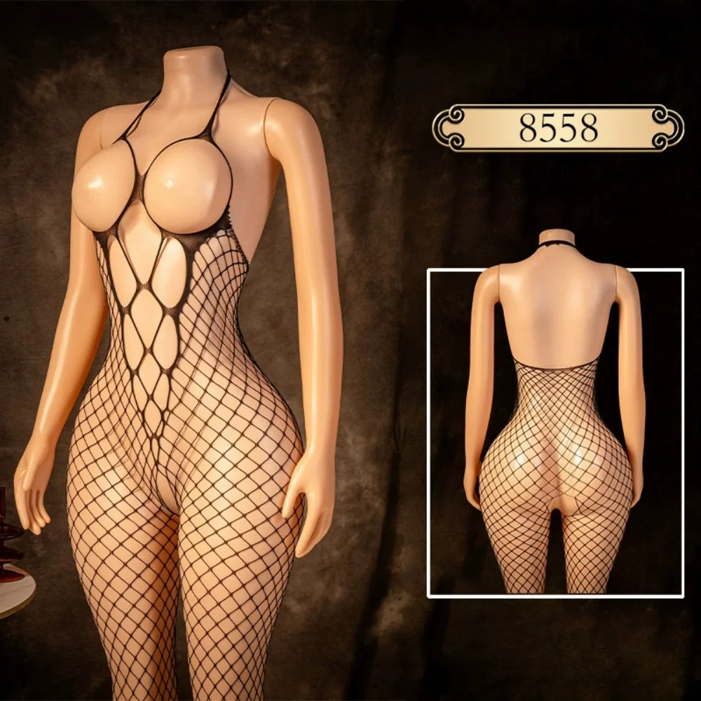 Sexy Tearable Netting Bodysuit for Adults Interactive Wearable Clothing Adult Entertainment Full Coverage Body Suit