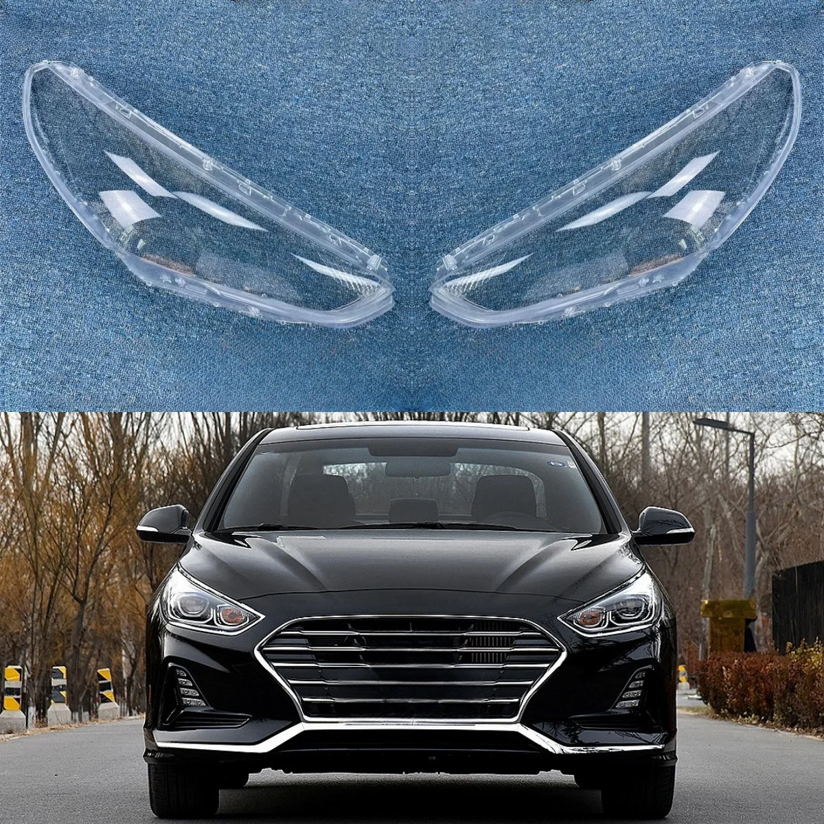 

Чехол для передней фары Hyundai Sonata 2017 2018 2019