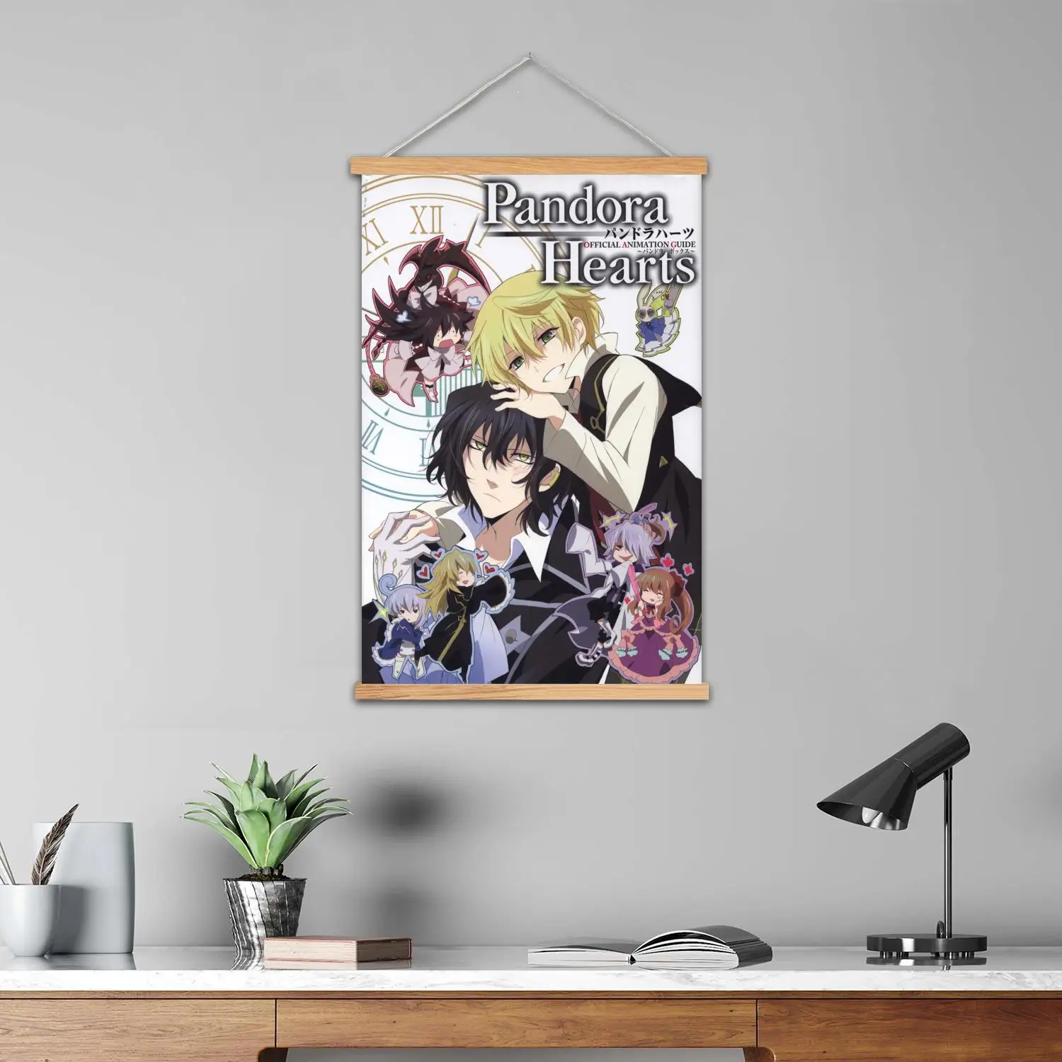 pandora hearts Framed Wall Painting Canvas Art Poster, Wall Art,  Modern Family, Bedroom Decor, Posters,Decorative painting