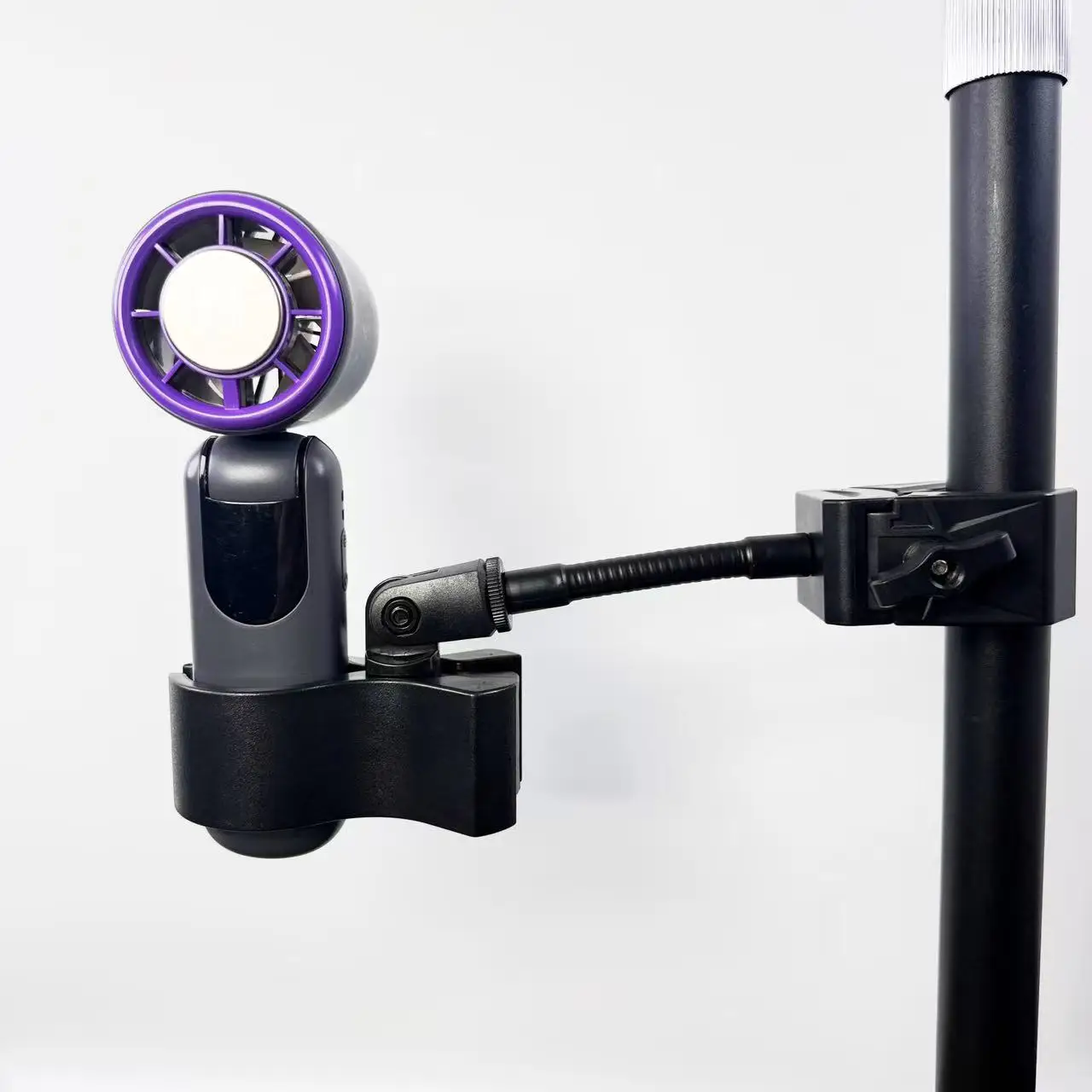 Universal Desktop Clamp Hose Round Tube Small Fan Microphone Bracket - Versatile Clamp for Desktop Clamping