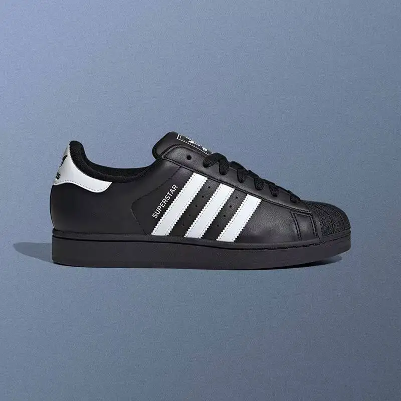 Adidas Originals JI0079 Low‑top Skate Shoes Leather Upper Padded Tongue Fabric Lining Rubber Outsole Classic Casual Sneakers
