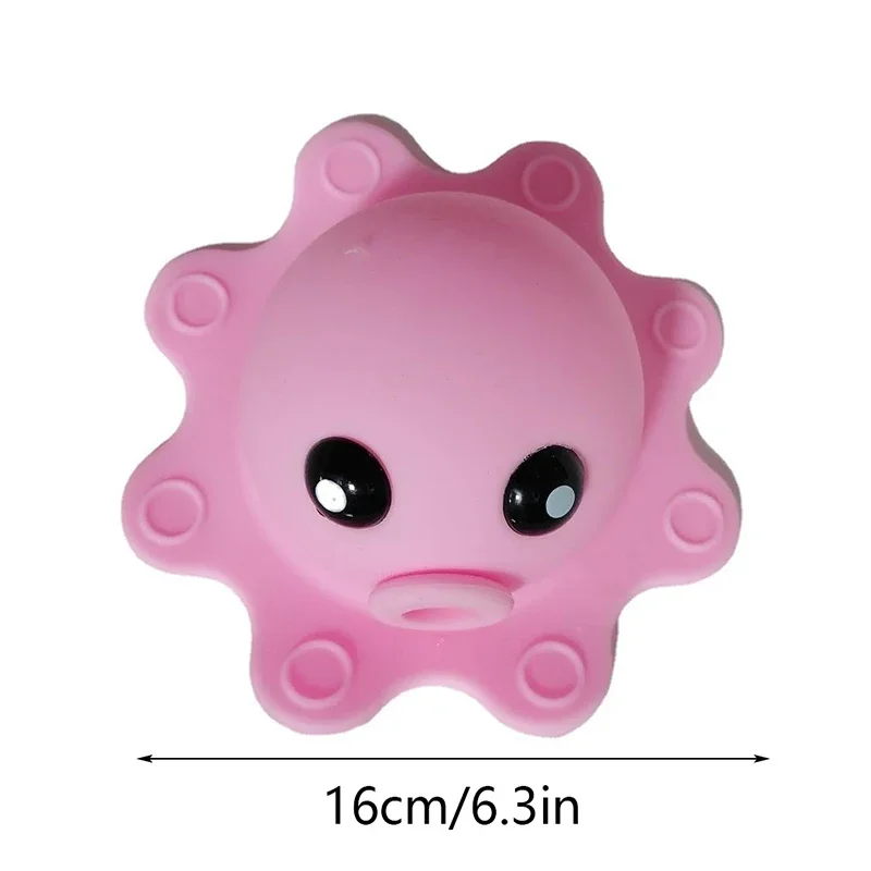 Silicone Bathtub Drain Cover Suction Cups Octopus Tub Overflow Drain Cover For Deeper Bath Adds Water Bathroom Spa Accessories