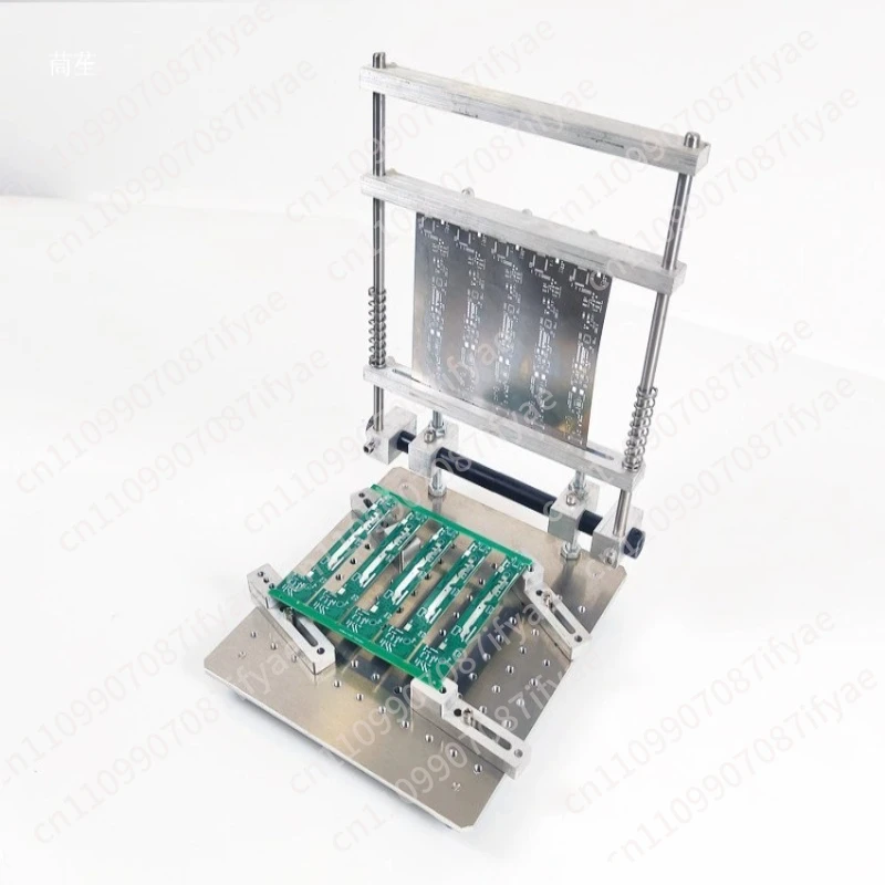 PCB stencil solder paste printing table Steel sheet manual minicam manual screen printing table equipment