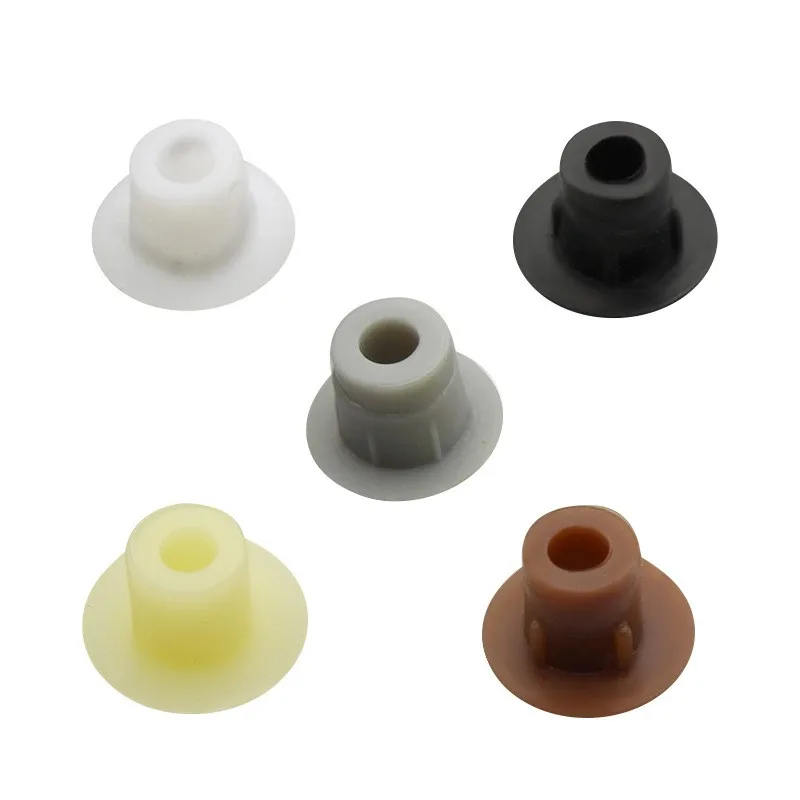 100 Buah/Lot 5Cm Lubang Plug Plastik Lubang Plug Mebel Kecantikan Karet Cap Plug Aksesori Lubang Sekrup Penutup Dekoratif