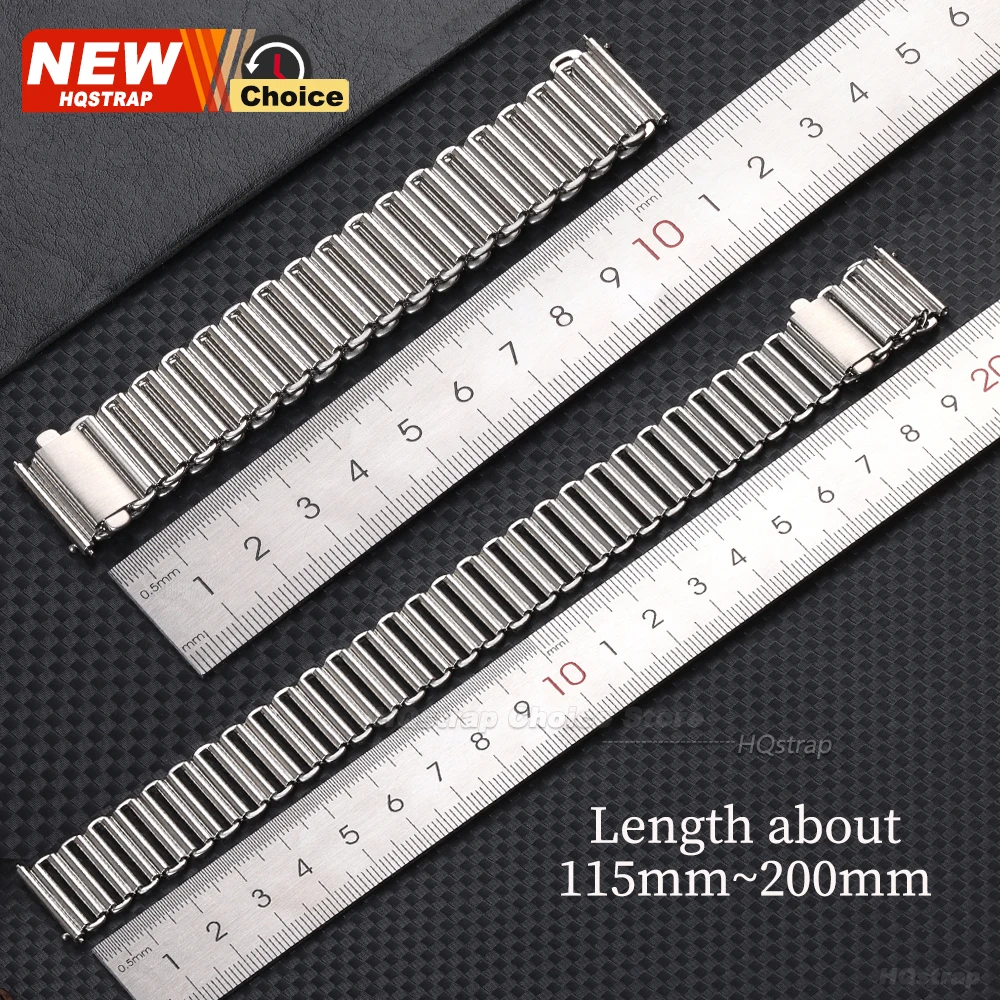 Metall-Bonklip-Uhrenarmband 18mm 20mm 22mm Schnellverschluss Universal-Armband Edelstahl-Armband für Männer und Frauen – Detail 1
