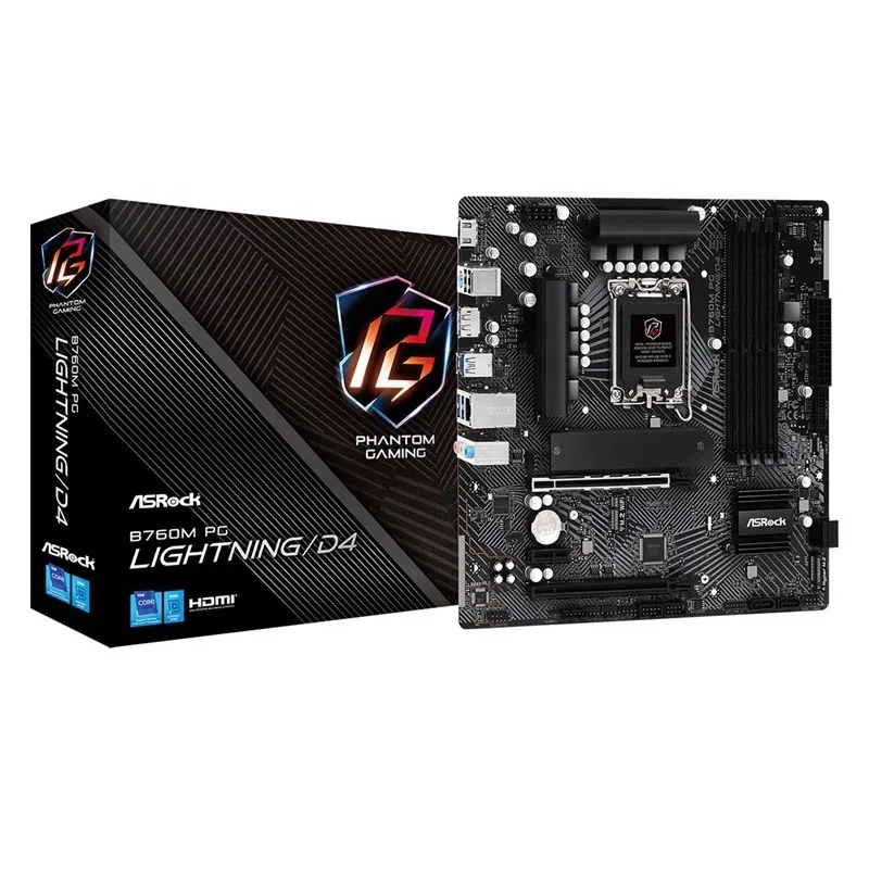 Warranty 3 years for ASROCK B760M PG LIGHTNING/D4 M.2 DDR5 motherboard