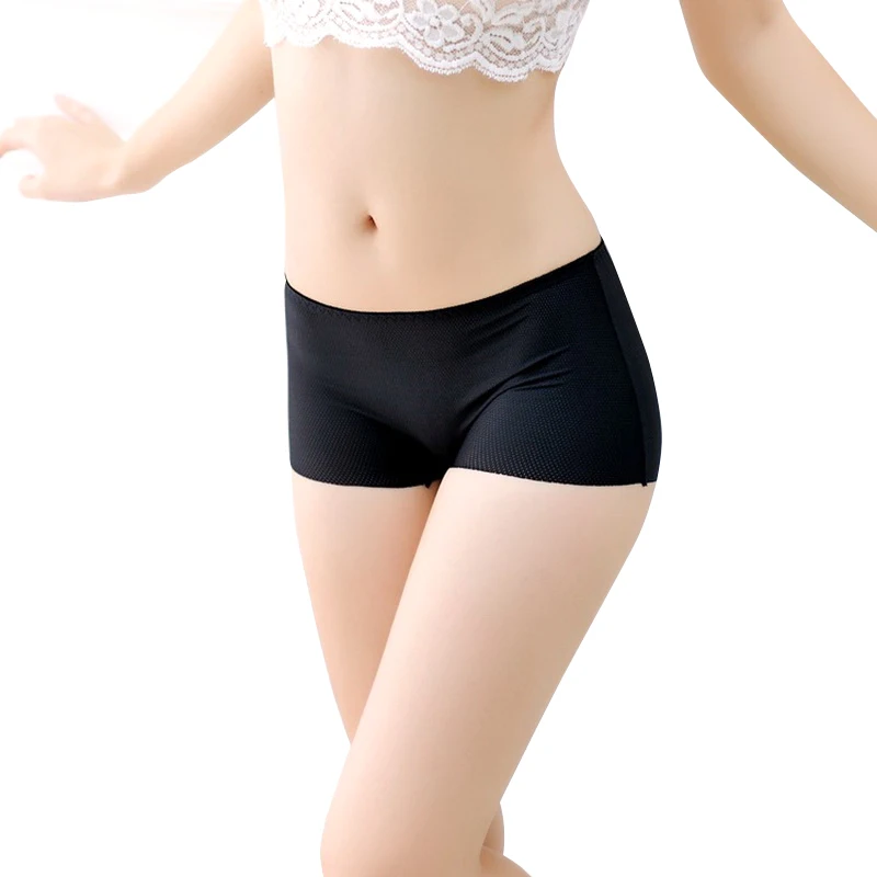 Sexy dámské měkké bezešvé bezpečnostní krátké kalhoty letní pod sukni šortky měkké pohodlné ledově hedvábné prodyšné krátké punčocháče pro dívky - náhled 3