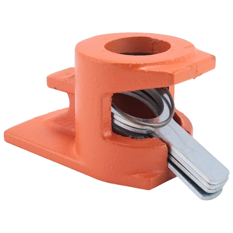 Wood Gluing Pipe Clamp Fixture For 1/2Inch Black Pipe Water Pipe Clamp Woodworking Puzzle Piece Clamp Pipe Clamp, Orange Durable