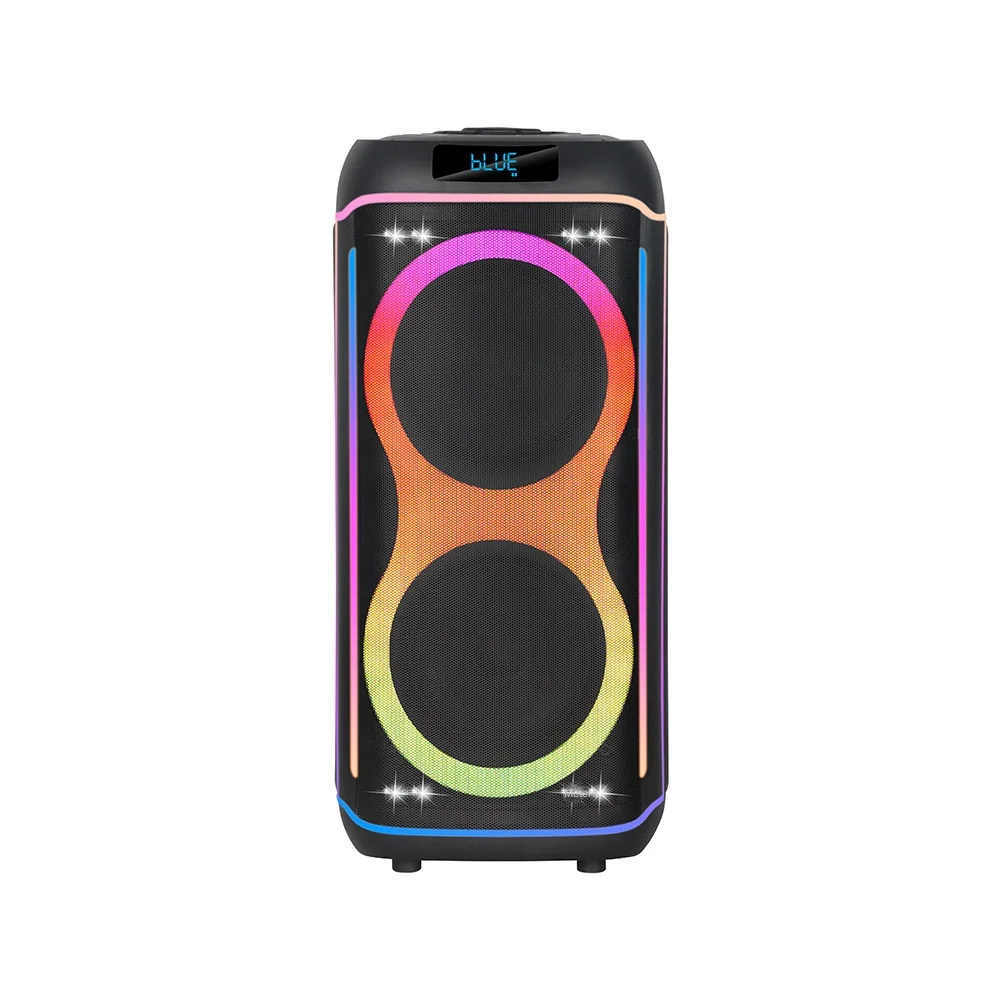 

NDR-820 Portable For Bluetooth 8 Inch Dual Speaker With RGB Lights 100W Output Power For Home Parties And Square Dances