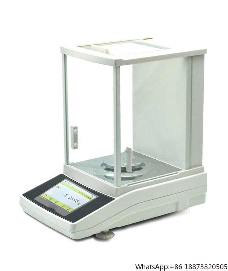 200g/0.0001g Analytical balance 0.1mg internal calibration touch screen electronic balance