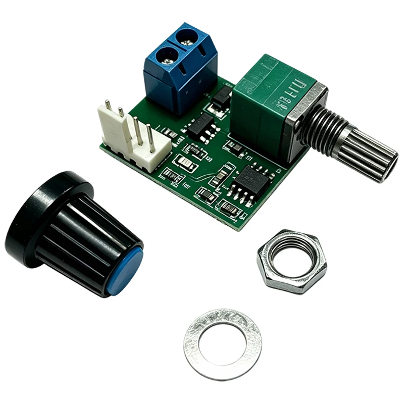 DC 12V 4‑Wire PWM Fan Speed Controller Board Potentiometer Manual Adjustment Governor For Cooling Fan Speed Regulation Module