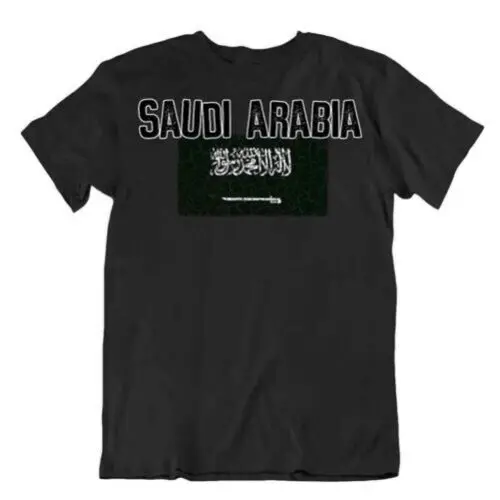 T-shirt Bandiera Arabia Saudita Moda Paese Souvenir t-shirt Pride Logo