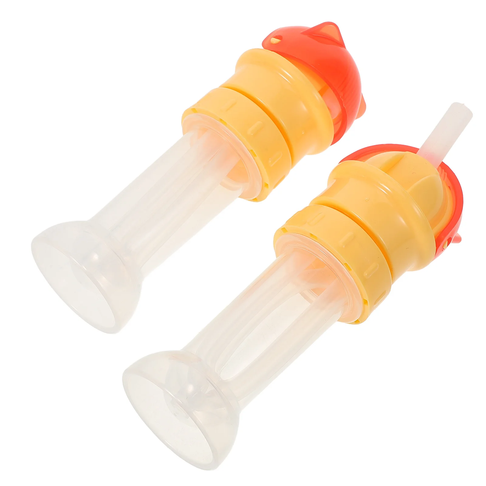 

2pcs Reusable Storage Caps For Bottle Leak-Proof Travel Water Bottle Straw Cover Practical Juice Pourer Cap