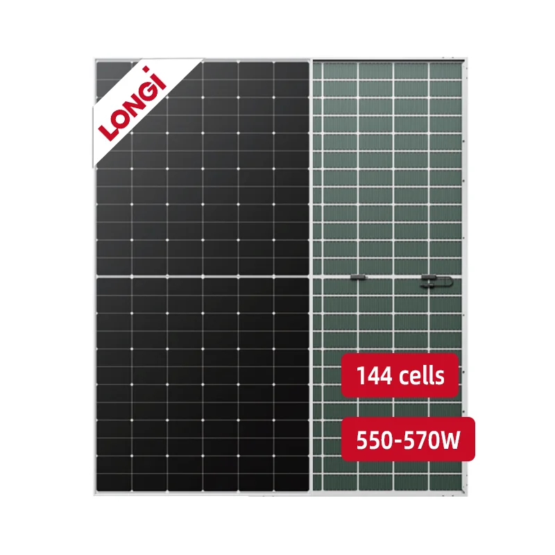 Longi Solar Panels 555W 550W 565 560W 570W PV  30-years Warranty Solarpanel