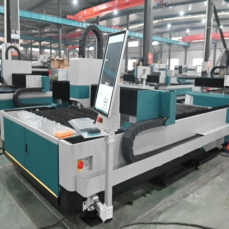 Fiber Laser Cutting Machine Industrial Complex Shape Cutting 1500W 30KW Steel Copper Sheet Full Cover CNC Cutter Tool