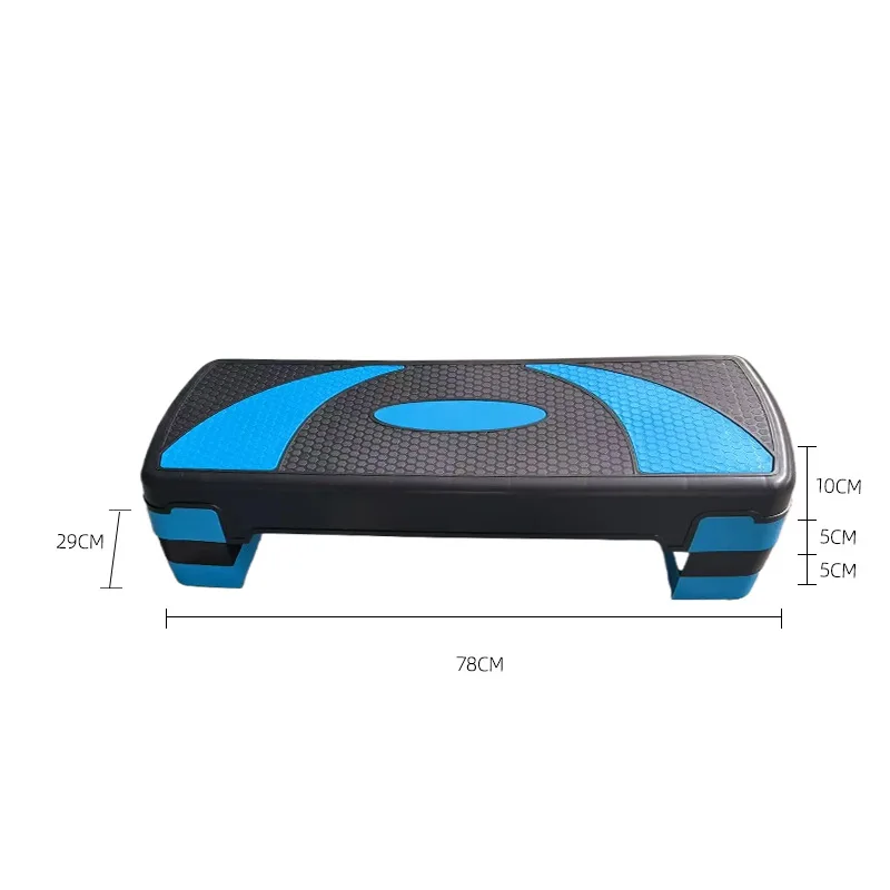 

Adjustable 10Cm-15Cm-20Cm Thickness Fitness Pedal Home Gym Aerobic Jumping Rhythm Step Platform PP Material for Gym